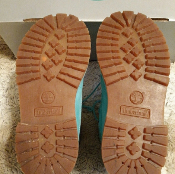 Light Blue Timberlands - Picture 3 of 3